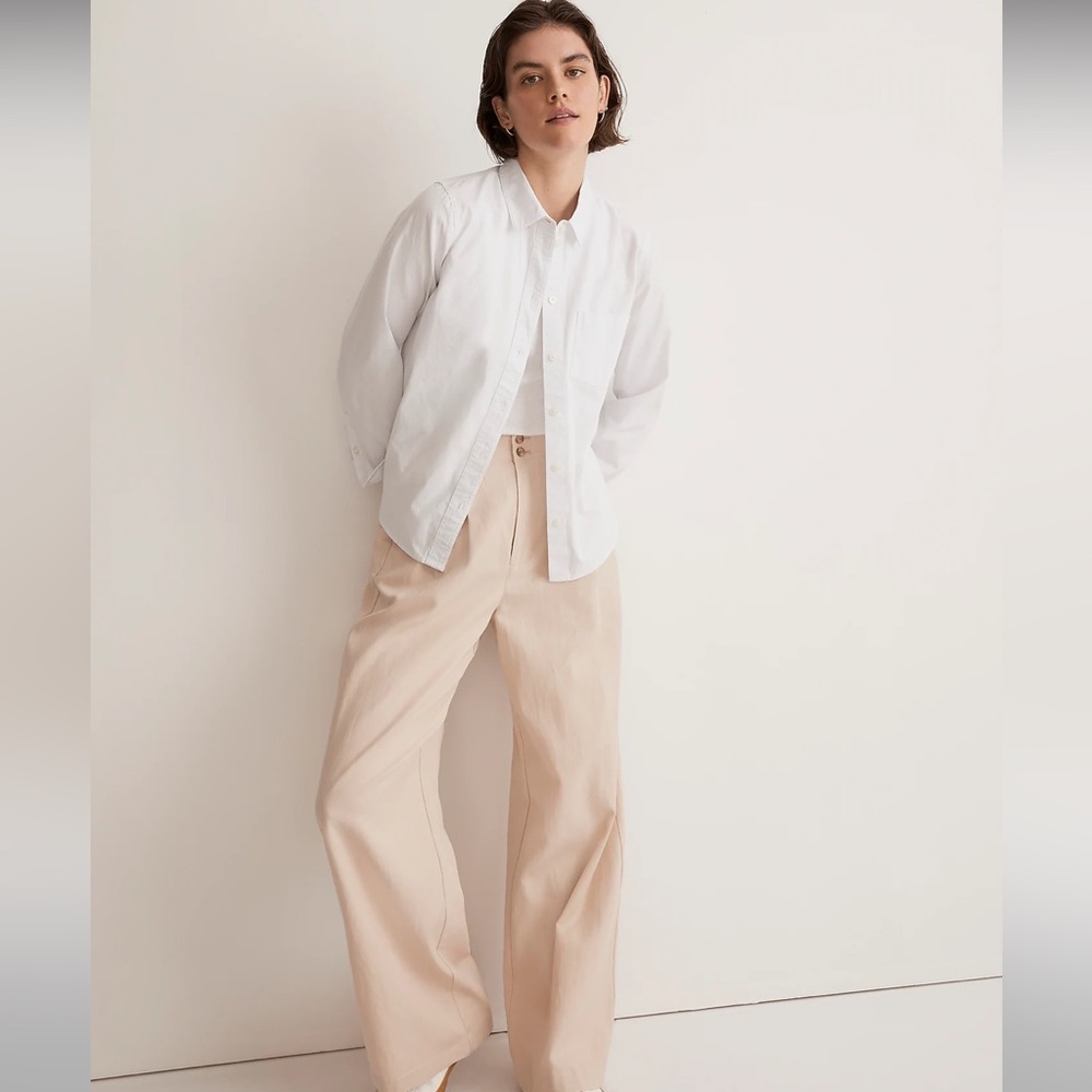 NWT Madewell The Harlow Wide-Leg Pant in Harvest Moon